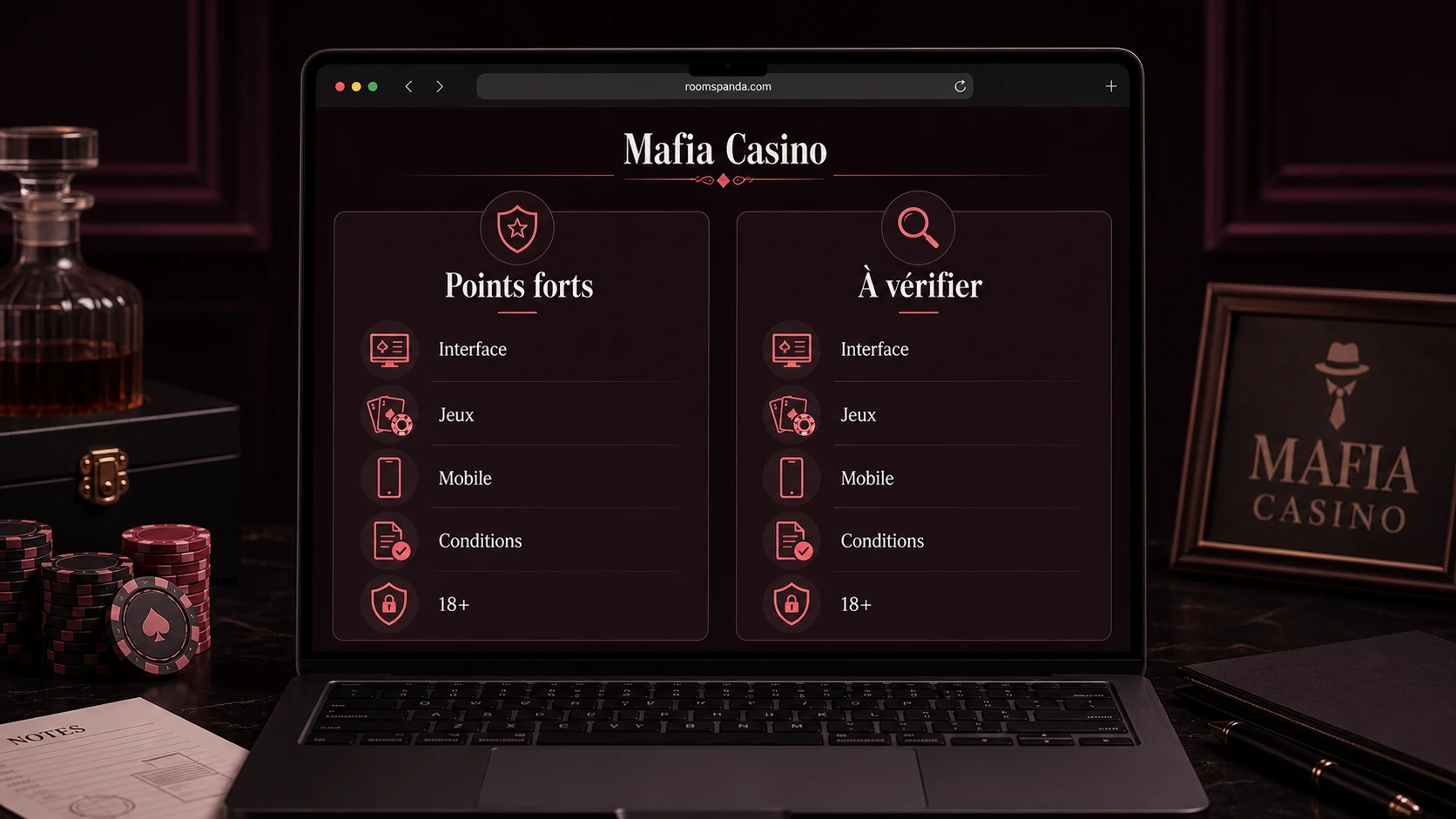 Avis sur Mafia Casino : points forts et aspects à vérifier