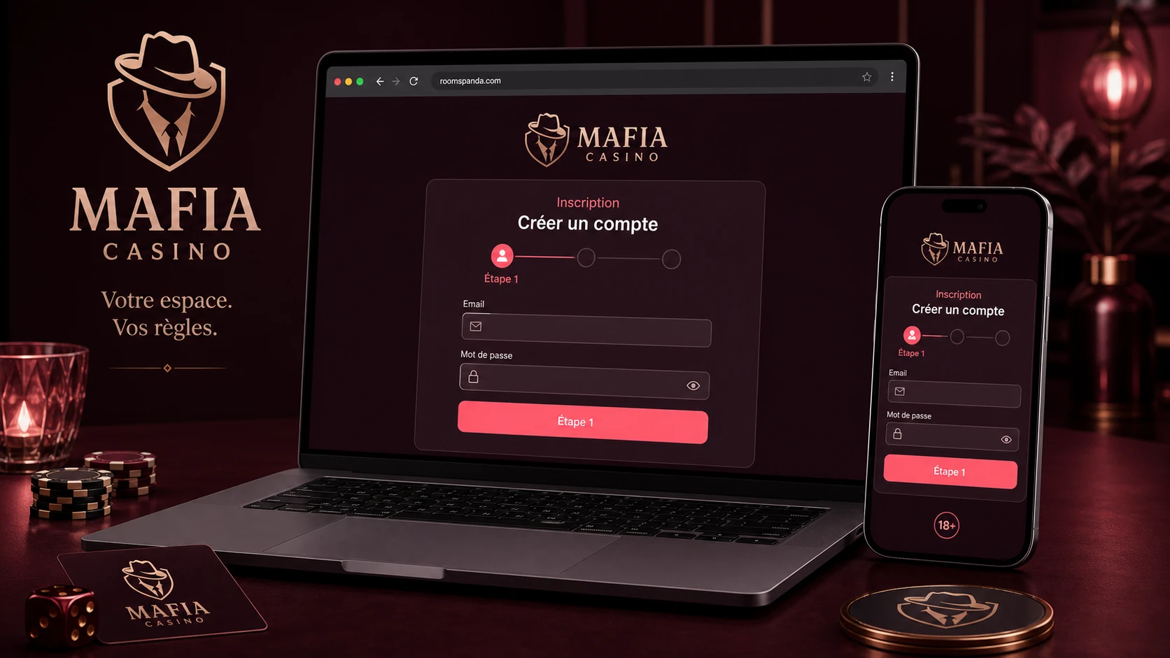 Comment s’inscrire sur Mafia Casino
