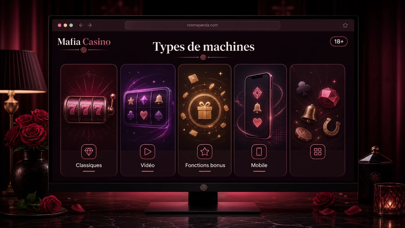 Types de machines à sous disponibles